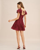 Women's Woven Polyester Mini Dress Dresses - RIHOAS