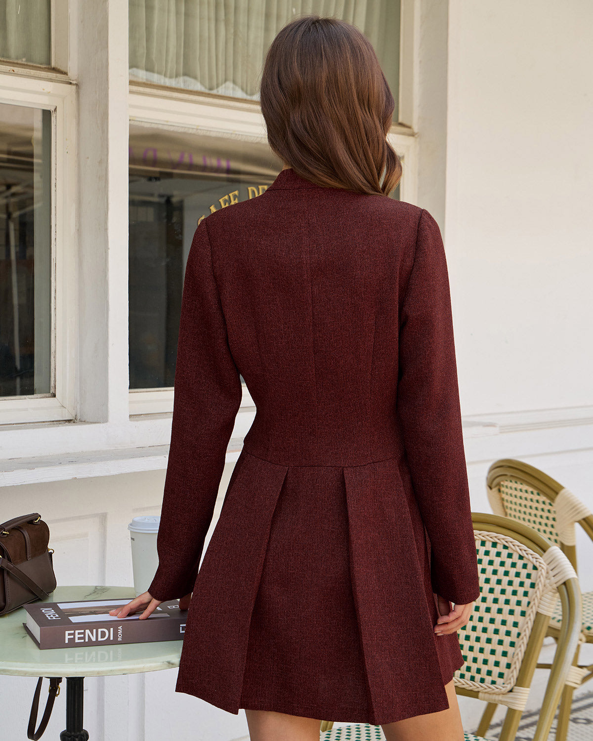 Women's Woven Polyester Mini Dress Dresses - RIHOAS