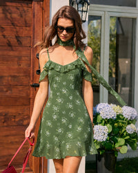 Women's Woven Polyester Mini Dress Dresses - RIHOAS