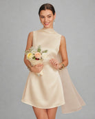 Women's Woven Polyester Mini Dress Dresses - RIHOAS