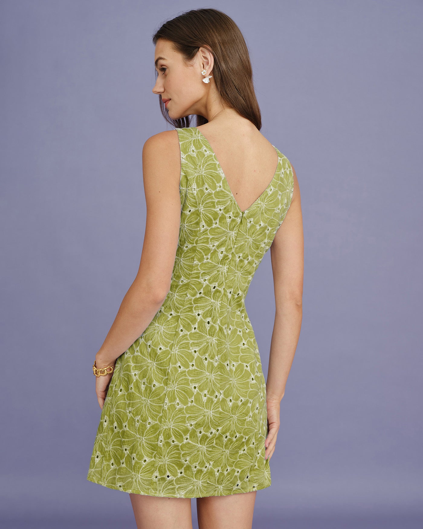Women's Woven Polyester Mini Dress Dresses - RIHOAS