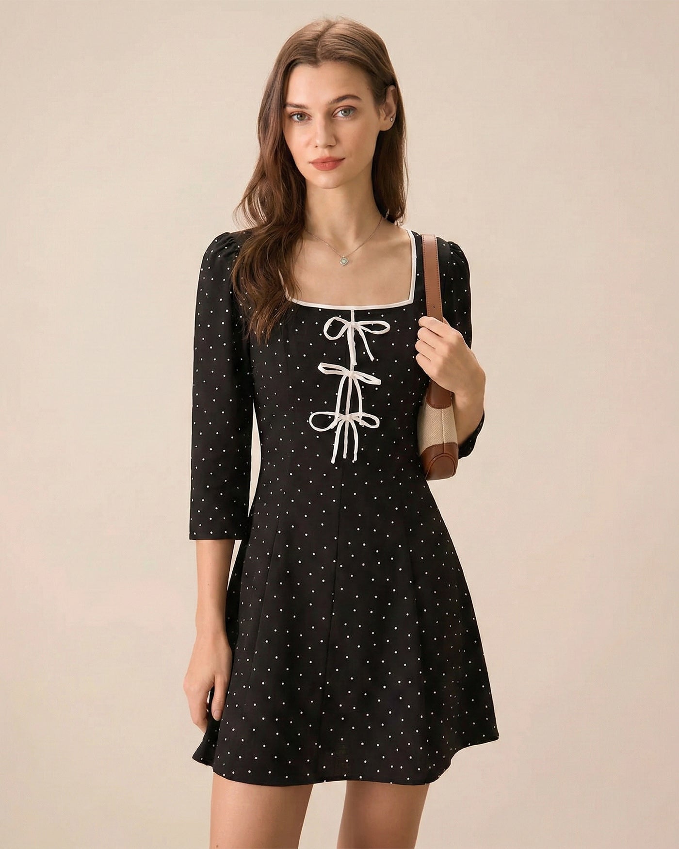 Women's Woven Polyester Mini Dress Dresses - RIHOAS