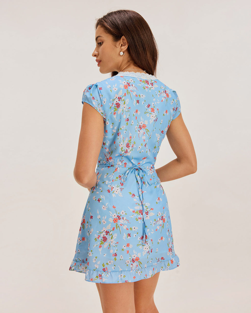 Women's Woven Polyester Mini Dress Dresses - RIHOAS