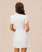 Women's Woven Polyester Mini Dress Dresses - RIHOAS