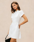 Women's Woven Polyester Mini Dress Dresses - RIHOAS