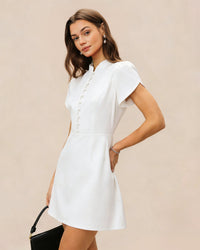 Women's Woven Polyester Mini Dress Dresses - RIHOAS