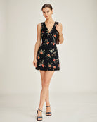 Women's Woven Polyester Mini Dress Dresses - RIHOAS