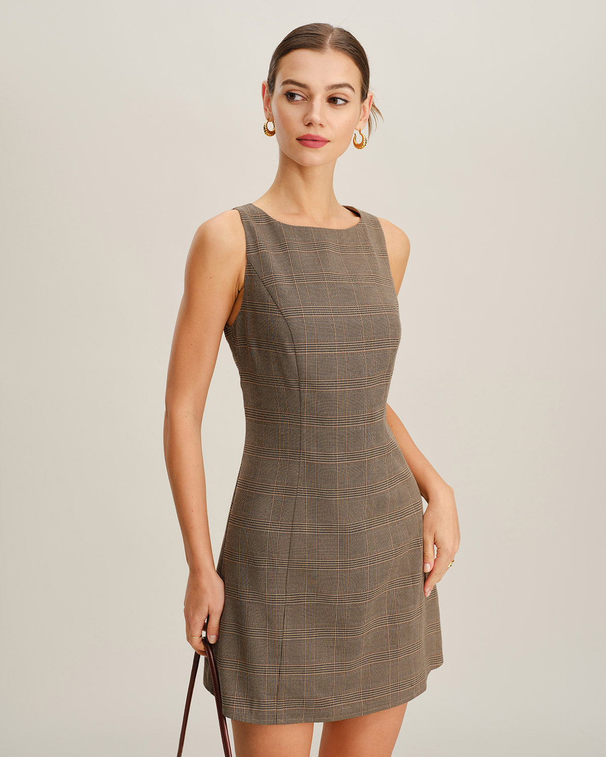 Women's Woven Polyester Mini Dress Dresses - RIHOAS