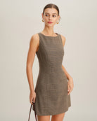 Women's Woven Polyester Mini Dress Dresses - RIHOAS