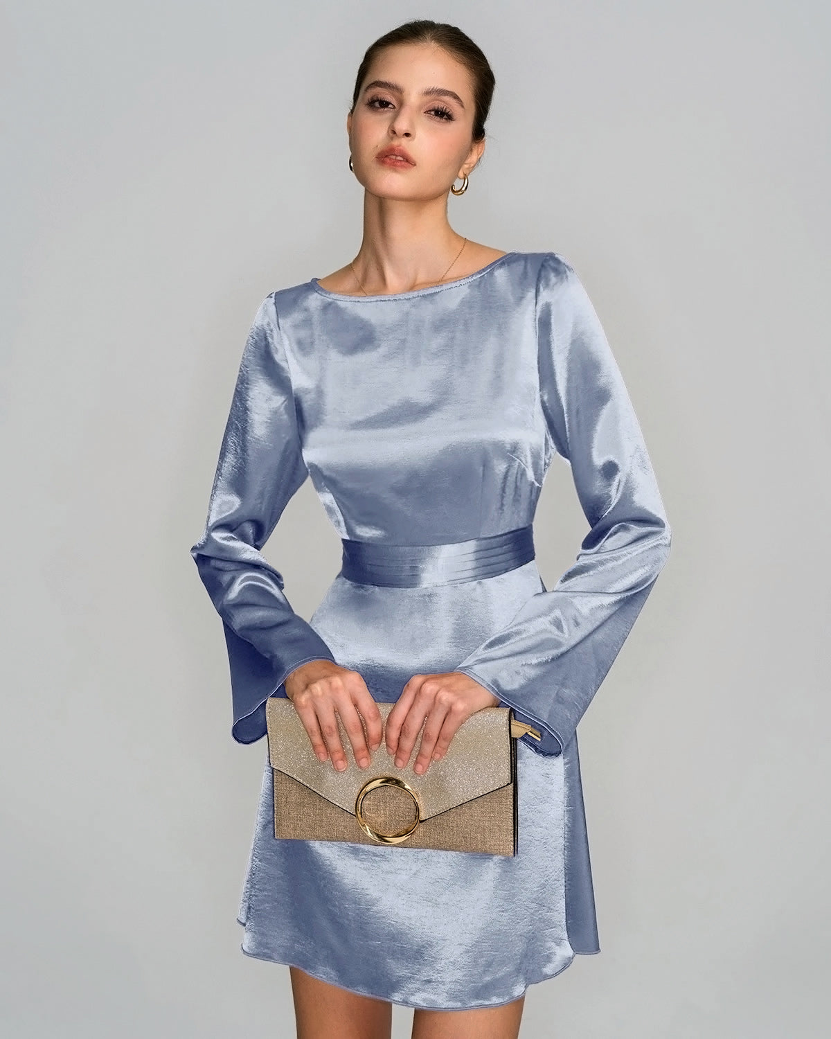 Women's Woven Polyester Mini Dress Dresses - RIHOAS