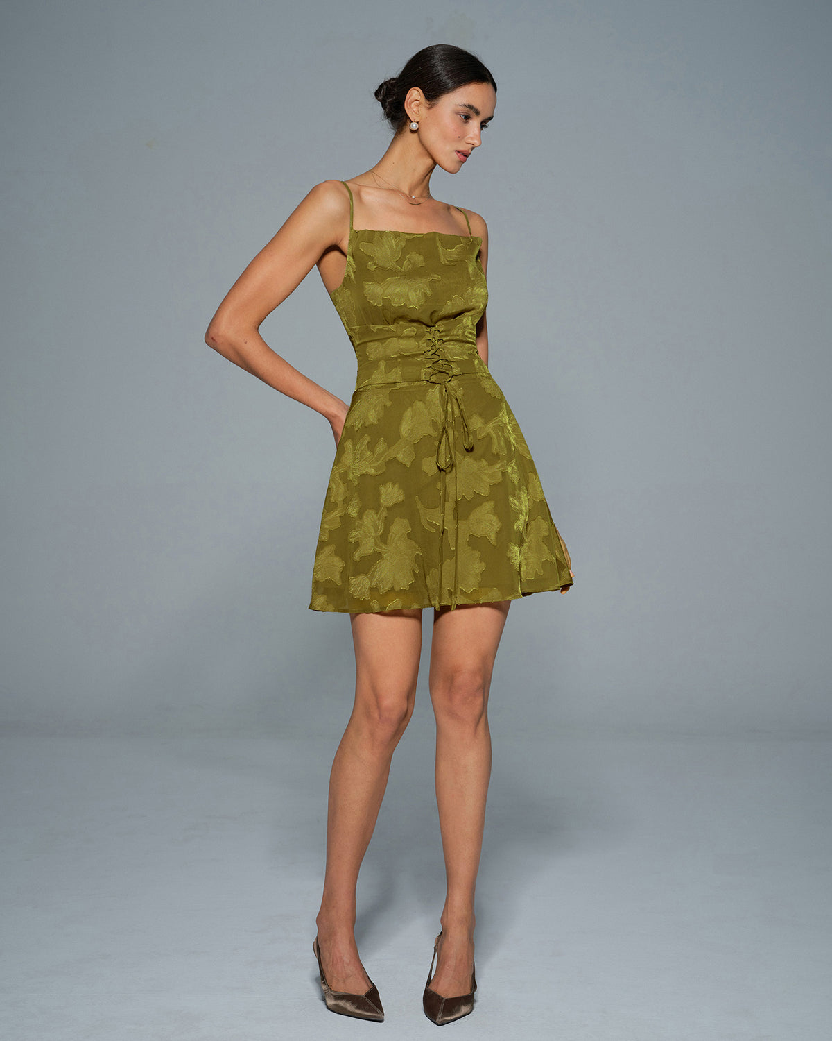 Women's Woven Polyester Mini Dress Dresses - RIHOAS