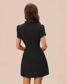 Women's Woven Polyester Mini Dress Dresses - RIHOAS
