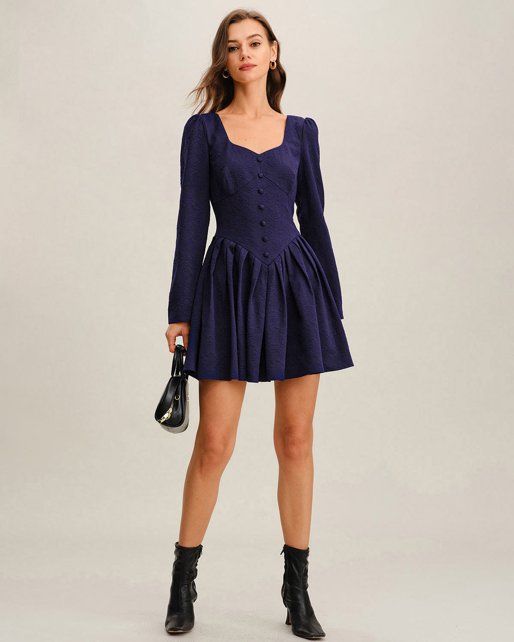 Women's Woven Polyester Mini Dress Dresses - RIHOAS