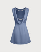 Women's Woven Polyester Mini Dress Dresses - RIHOAS