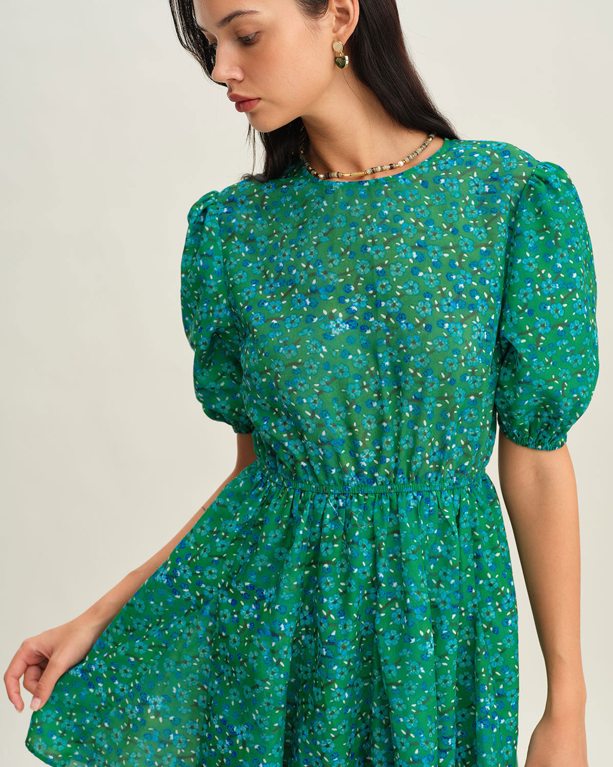 Women's Woven Polyester Mini Dress Dresses - RIHOAS