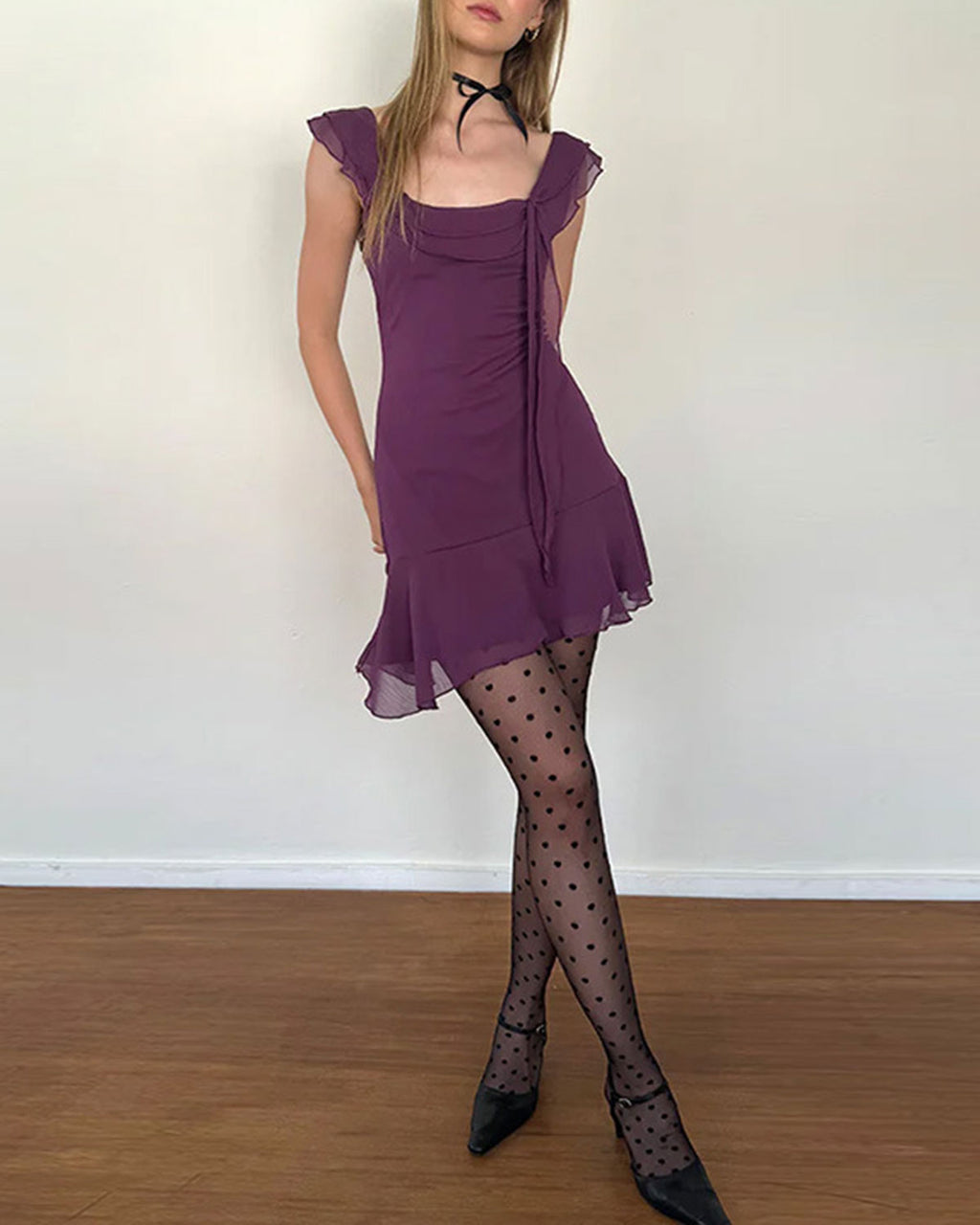 Women's Woven Polyester Mini Dress Dresses - RIHOAS