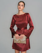 Women's Woven Polyester Mini Dress Dresses - RIHOAS