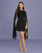 Women's Woven Polyester Mini Dress Dresses - RIHOAS