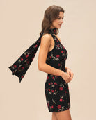 Women's Woven Polyester Mini Dress Dresses - RIHOAS