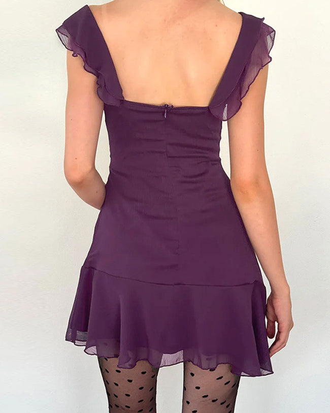 Women's Woven Polyester Mini Dress Dresses - RIHOAS