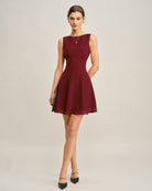 Women's Woven Polyester Mini Dress Dresses - RIHOAS