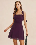 Women's Woven Polyester Mini Dress Dresses - RIHOAS
