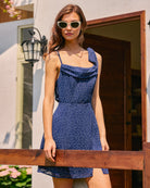 Women's Woven Polyester Mini Dress Dresses - RIHOAS