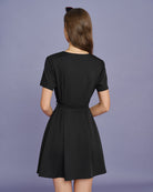 Women's Woven Polyester Mini Dress Dresses - RIHOAS