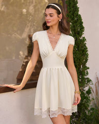 Women's Woven Polyester Mini Dress Dresses - RIHOAS