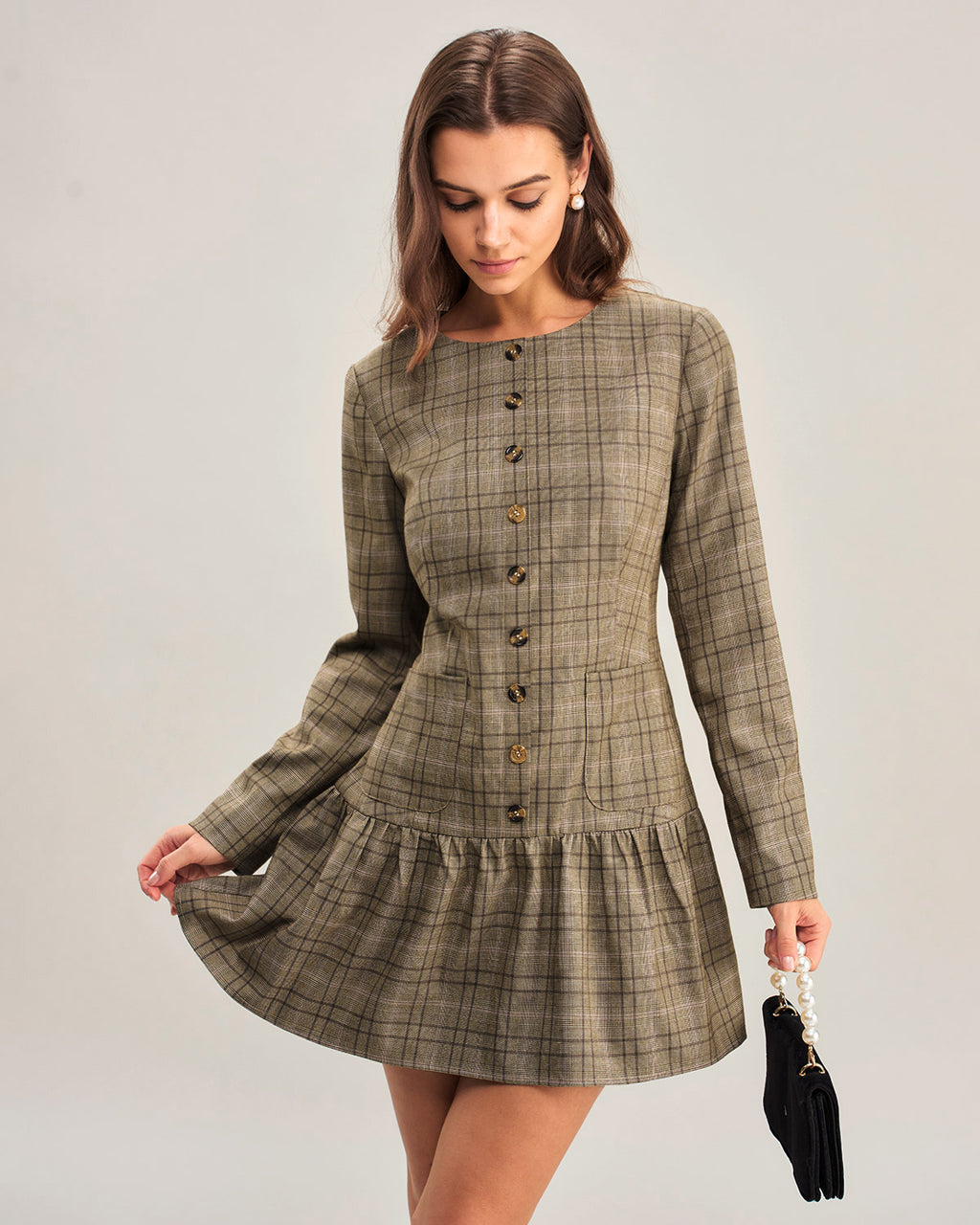 Women's Woven Polyester Mini Dress Dresses - RIHOAS