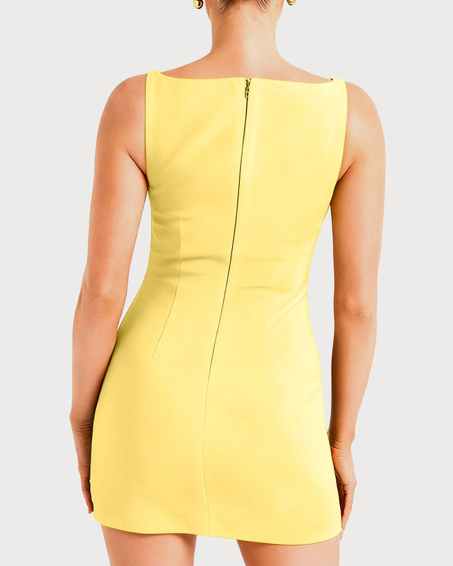 Women's Woven Polyester Mini Dress Dresses - RIHOAS