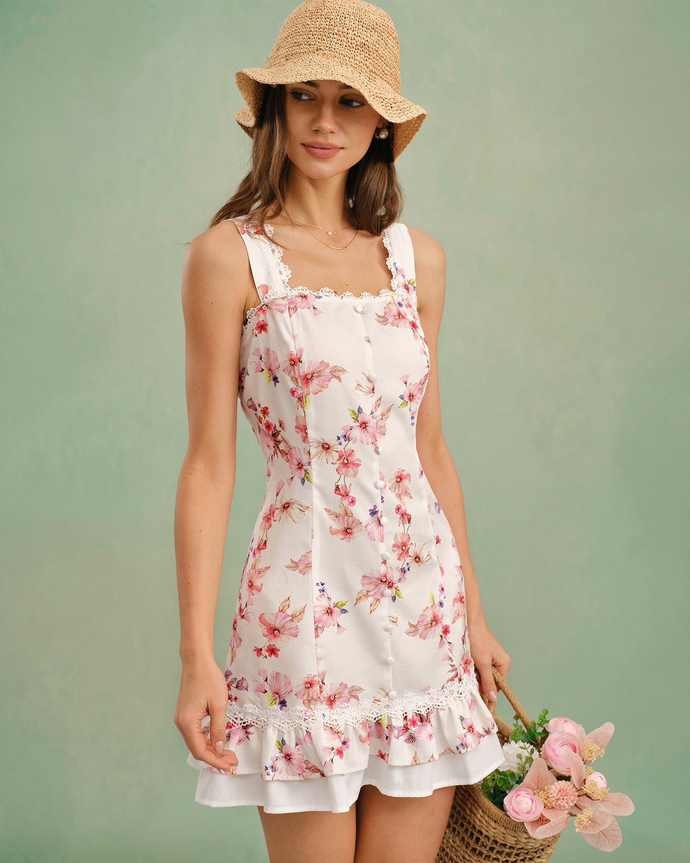 Women's Woven Polyester Mini Dress Dresses - RIHOAS