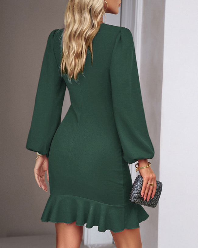 Women's Woven Polyester Mini Dress Dresses - RIHOAS