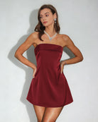 Women's Woven Polyester Mini Dress Dresses - RIHOAS
