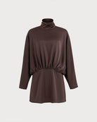 Women's Woven Polyester Mini Dress - RIHOAS - 03