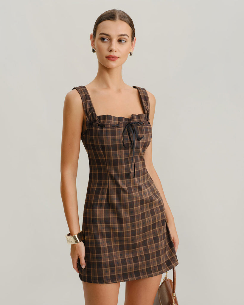 Women's Woven Polyester Mini Dress Dresses - RIHOAS
