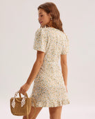 Women's Woven Polyester Mini Dress Dresses - RIHOAS
