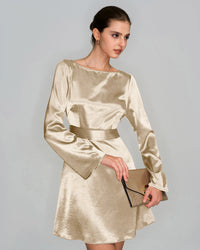 Women's Woven Polyester Mini Dress Dresses - RIHOAS