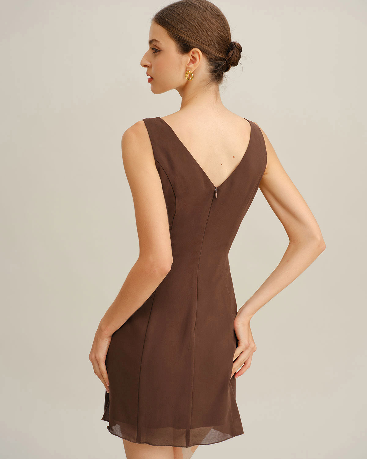 Women's Woven Polyester Mini Dress Dresses - RIHOAS