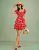 Women's Woven Polyester Mini Dress Dresses - RIHOAS