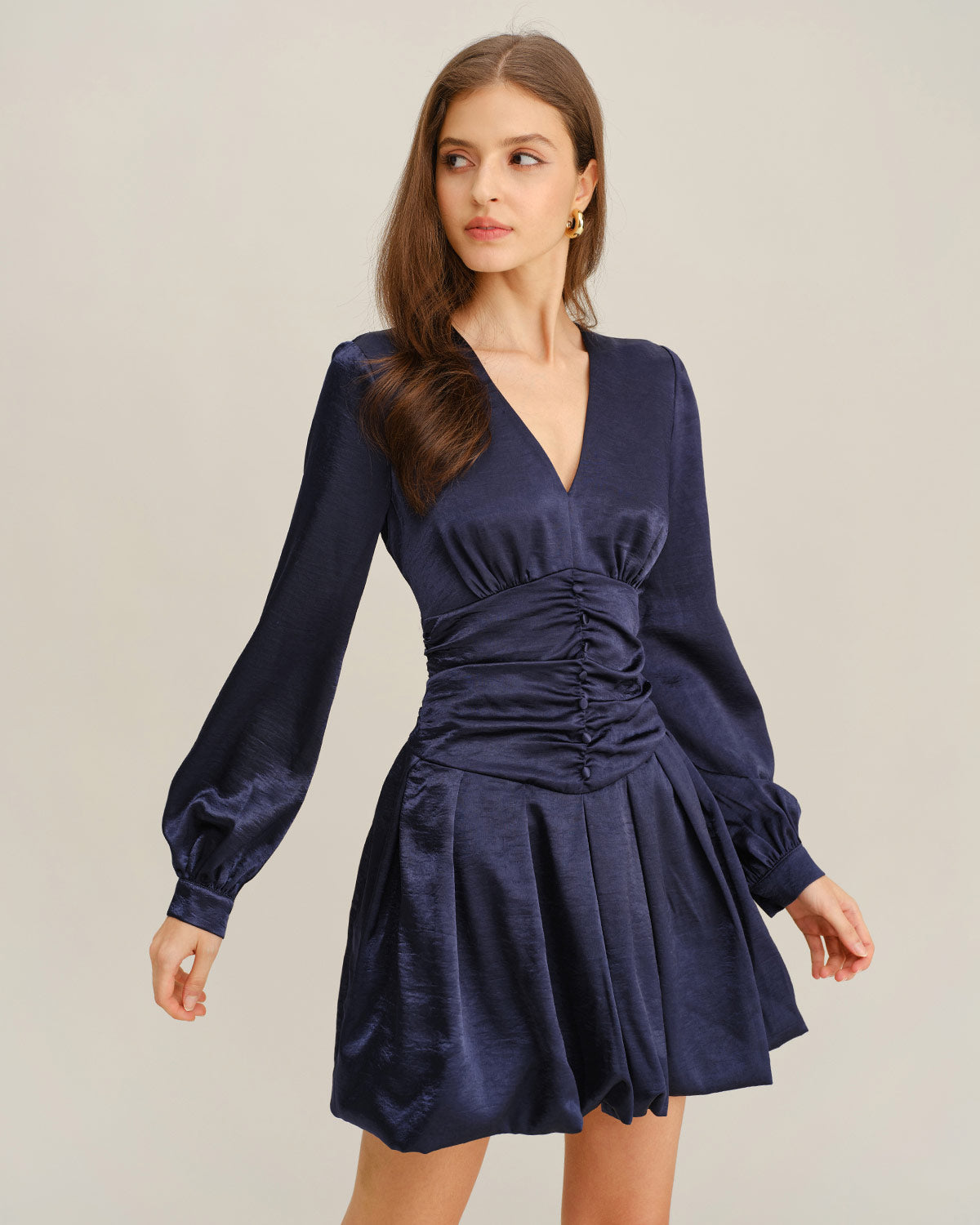 Women's Woven Polyester Mini Dress Dresses - RIHOAS