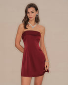Women's Woven Polyester Mini Dress Dresses - RIHOAS