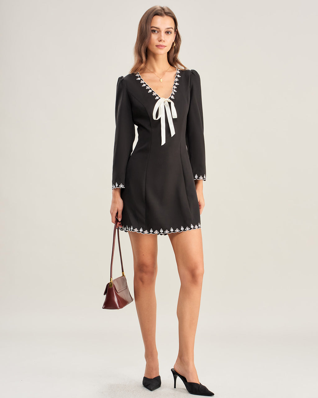 Women's Woven Polyester Mini Dress Dresses - RIHOAS