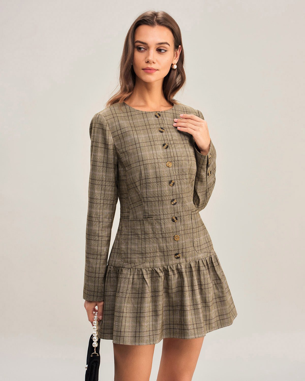 Women's Woven Polyester Mini Dress Dresses - RIHOAS