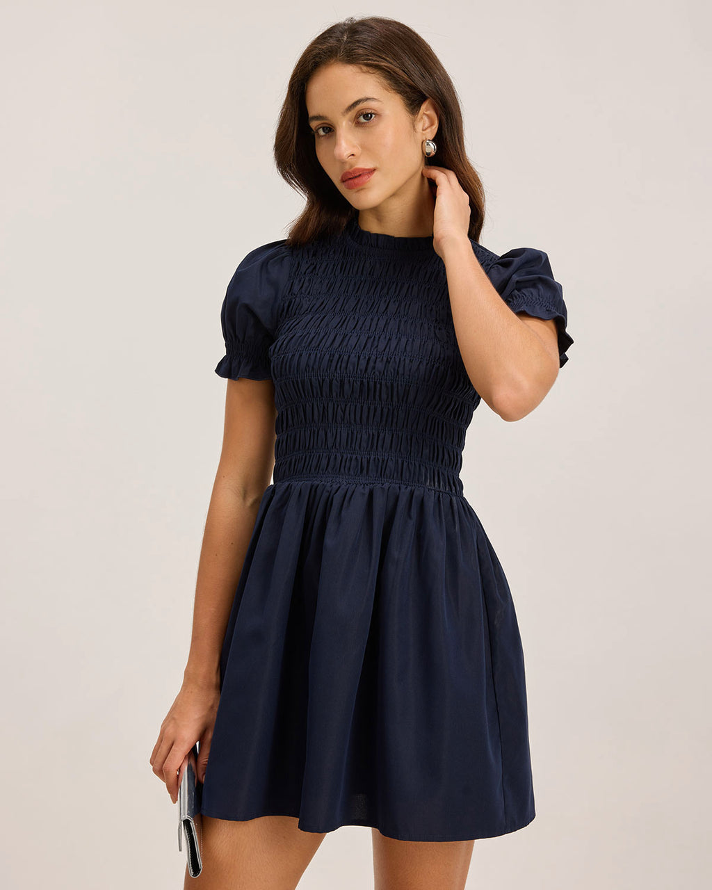 Women's Woven Polyester Mini Dress Dresses - RIHOAS