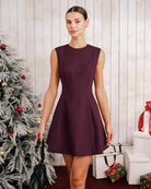 Women's Woven Polyester Mini Dress Dresses - RIHOAS
