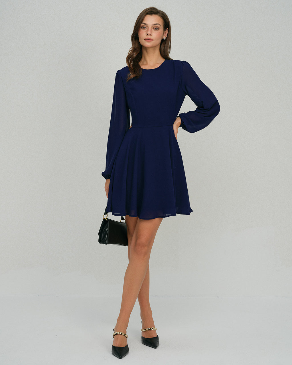 Women's Woven Polyester Mini Dress Dresses - RIHOAS