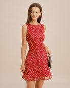 Women's Woven Polyester Mini Dress Dresses - RIHOAS
