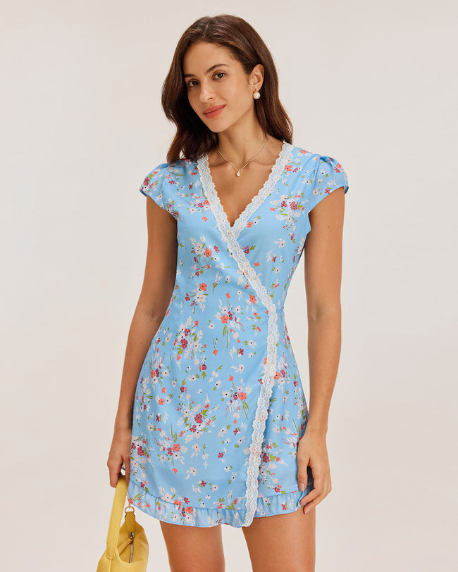 Women's Woven Polyester Mini Dress Dresses - RIHOAS