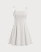 Women's Woven Polyester Mini Dress Dresses - RIHOAS